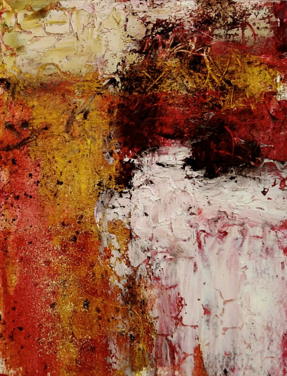 Study in Red, II by Mary Mendla 