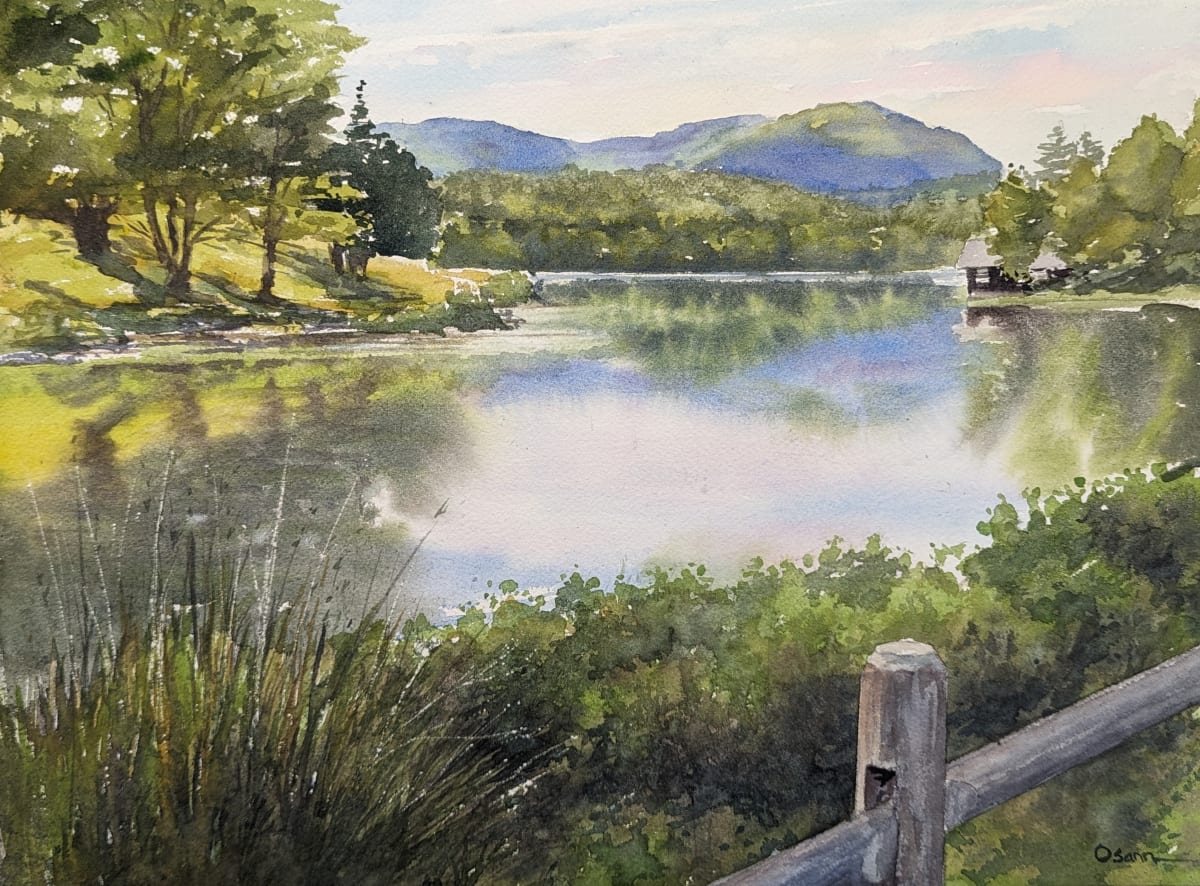 Eliot Mountain Reflection by Rick Osann Art 