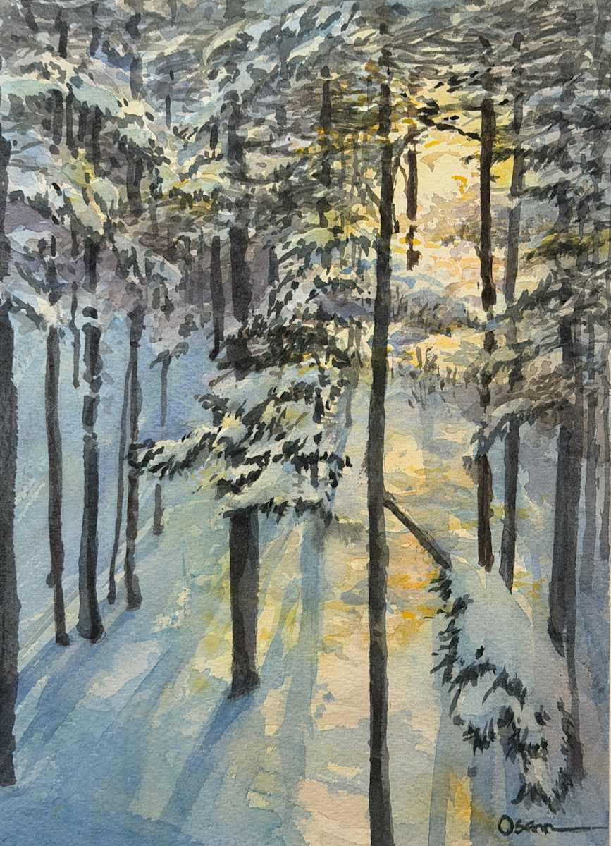 Through the Trees by Rick Osann Art, Image 1.