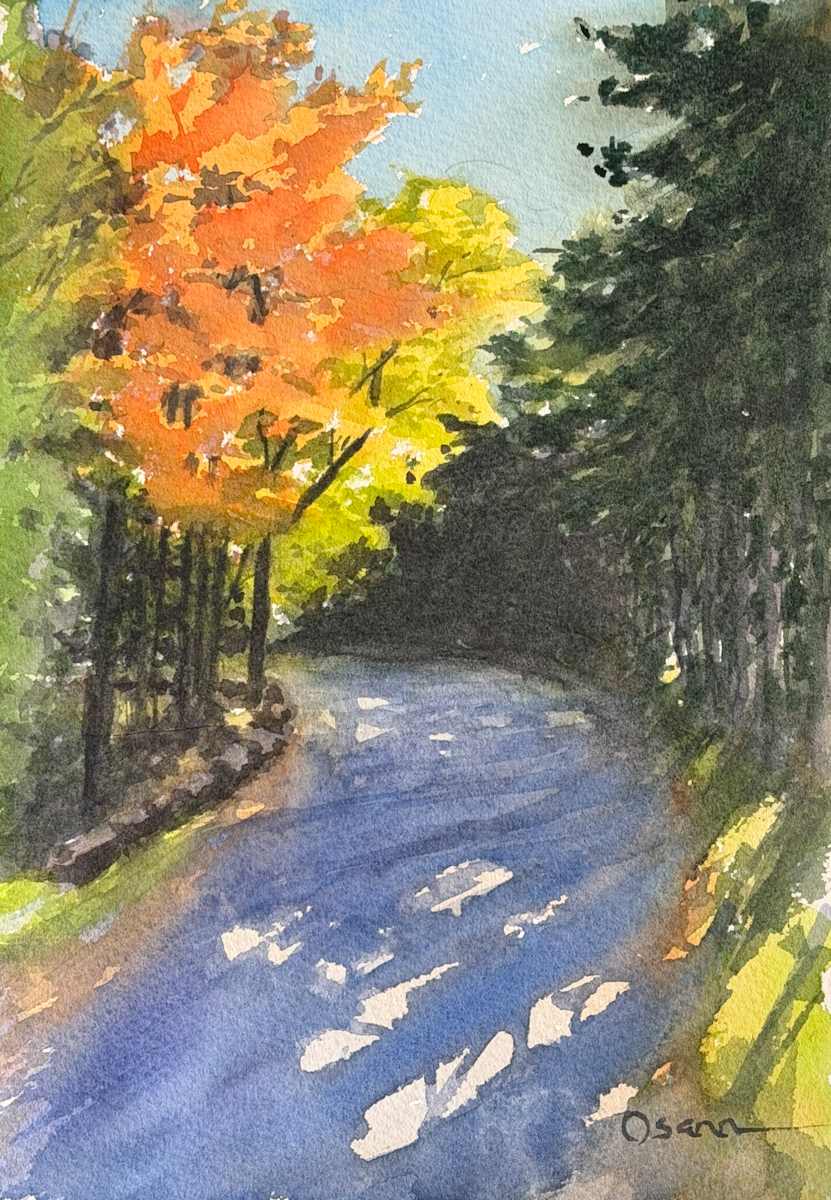 Autumn Carriage Road by Rick Osann Art, Image 1.