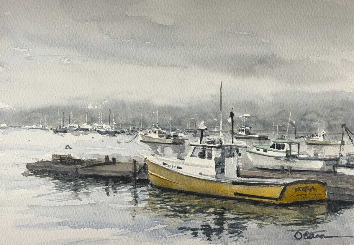 Fog Over the Marina by Rick Osann Art, Image 1.