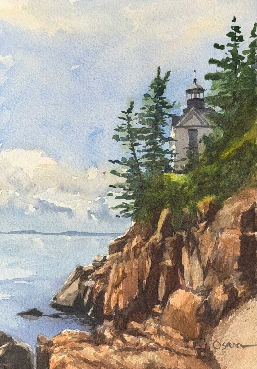 Bass Harbor Light by Rick Osann Art, Image 1.
