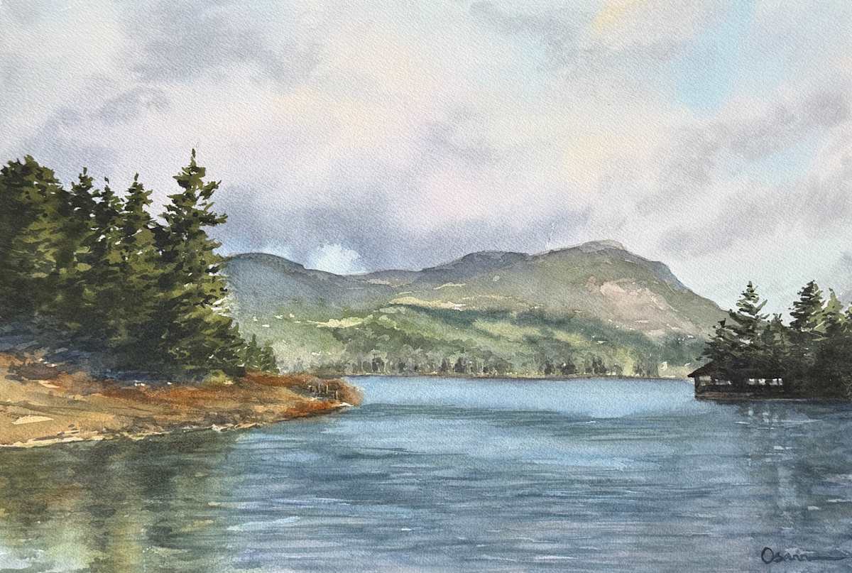 Sun on the Hills by Rick Osann Art, Image 1.
