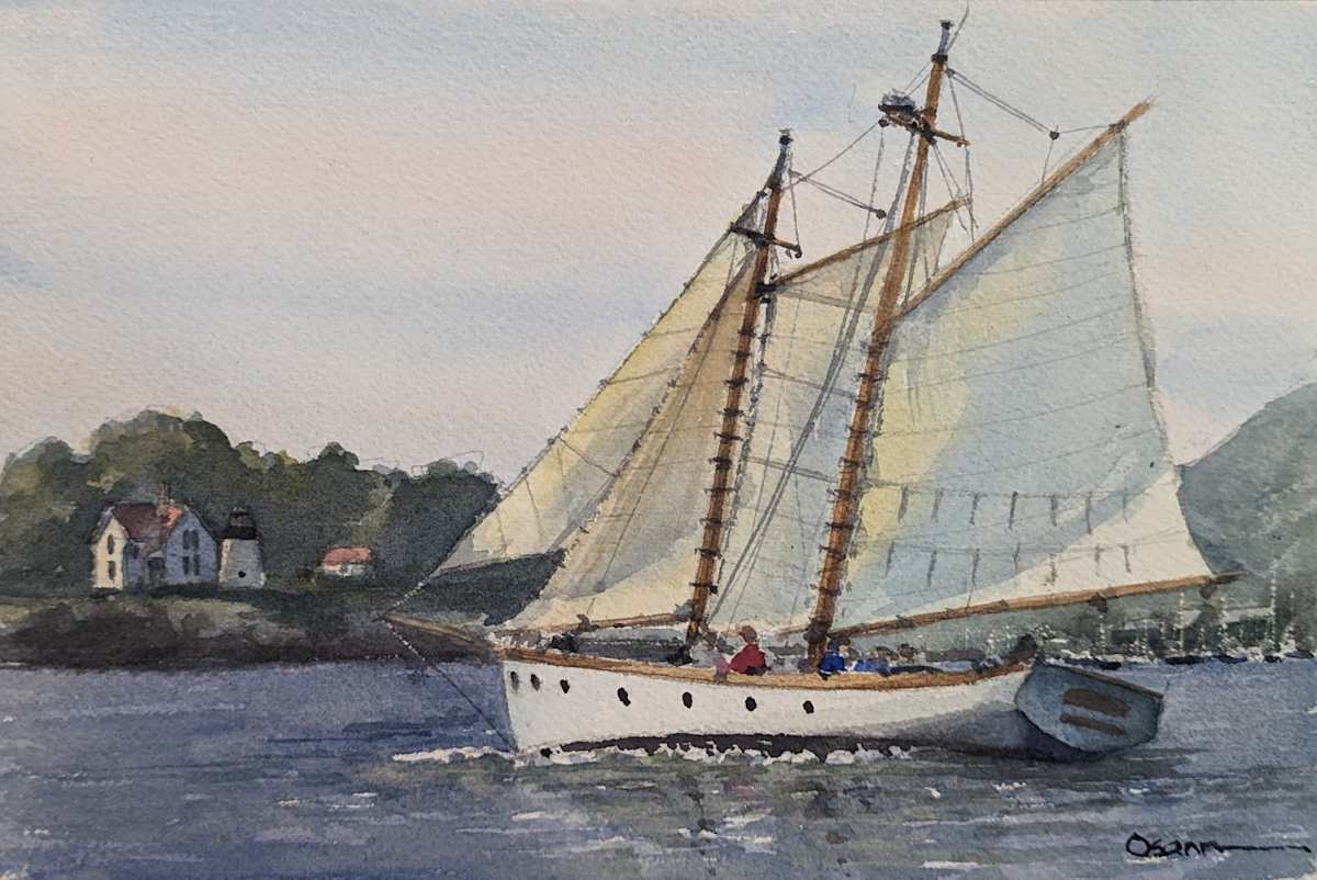 Sunset Sail by Rick Osann Art 