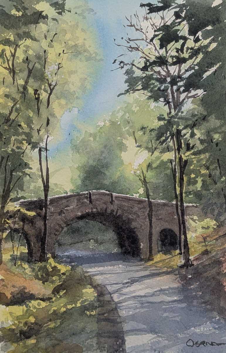 Summer Sun over Stanley Brook by Rick Osann Art, Image 1.