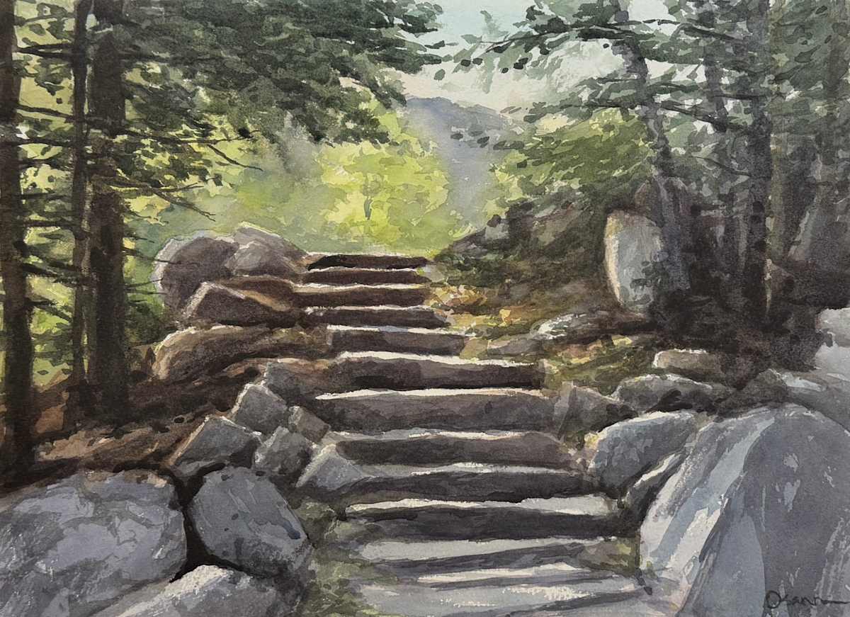 Trail Steps by Rick Osann Art, Image 1.