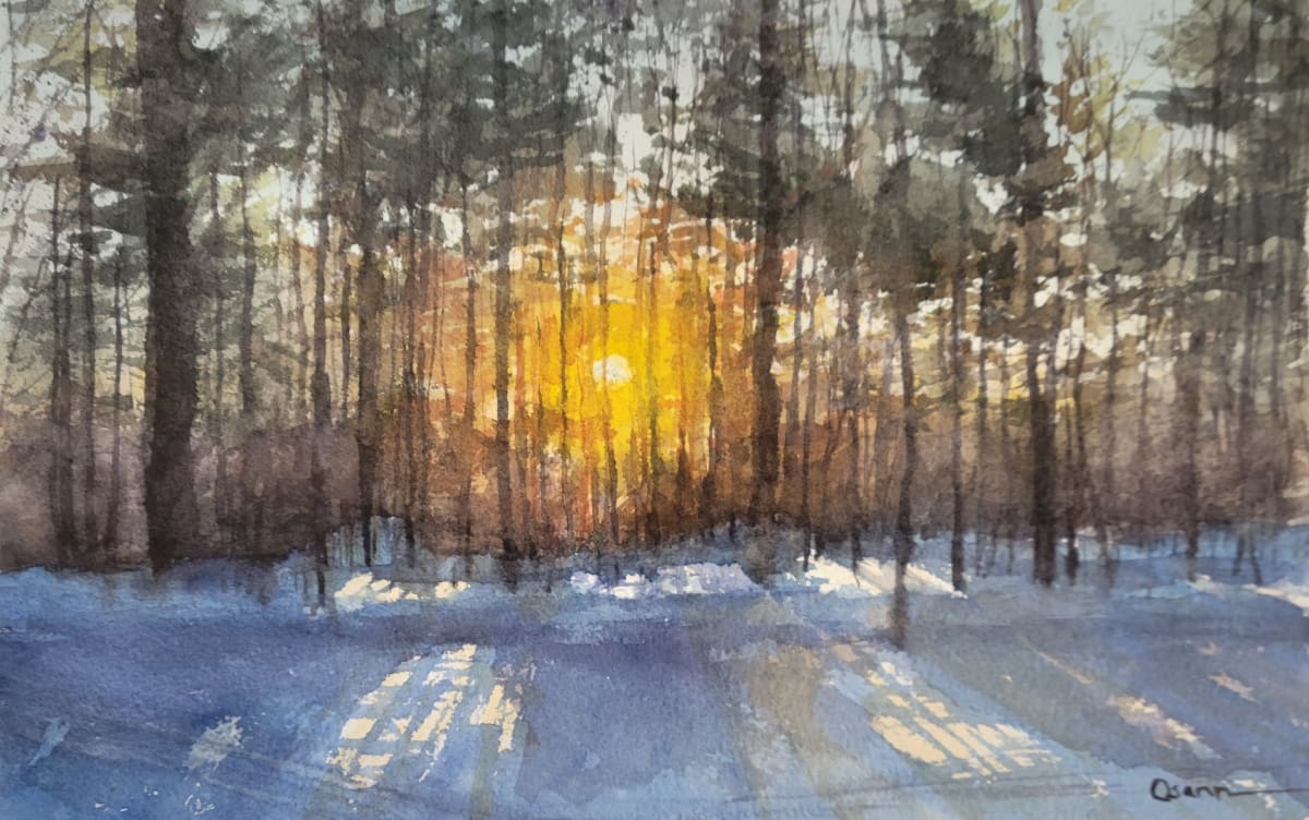 Winter Woods by Rick Osann Art, Image 1.