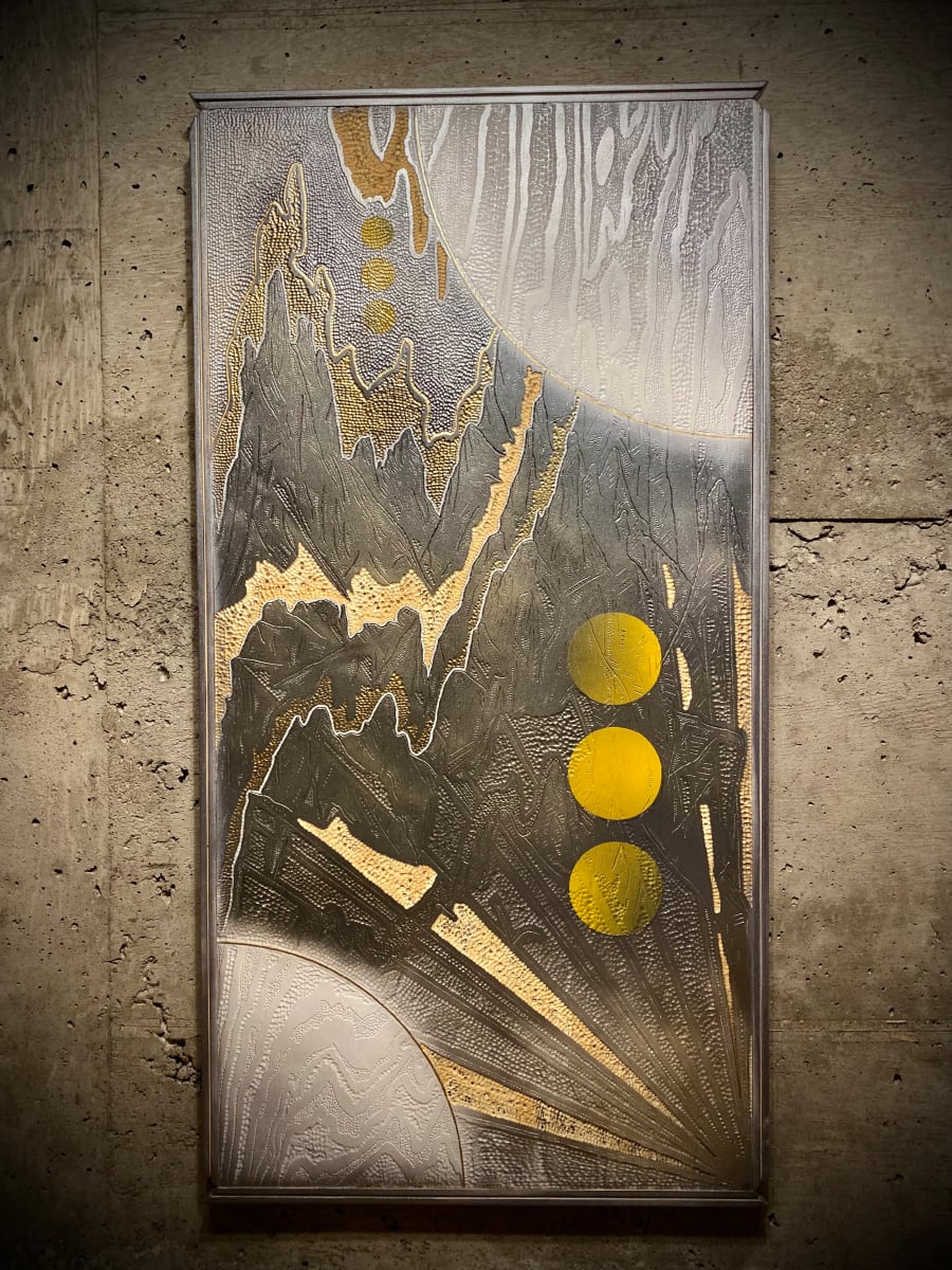 Mountains In Moonlight by Cie Hoover 