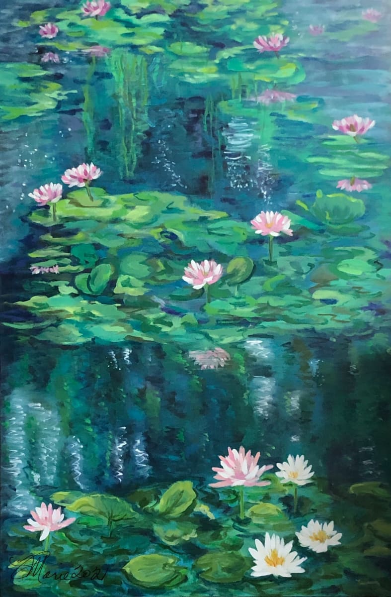 Waterlilies by Constance Marie 