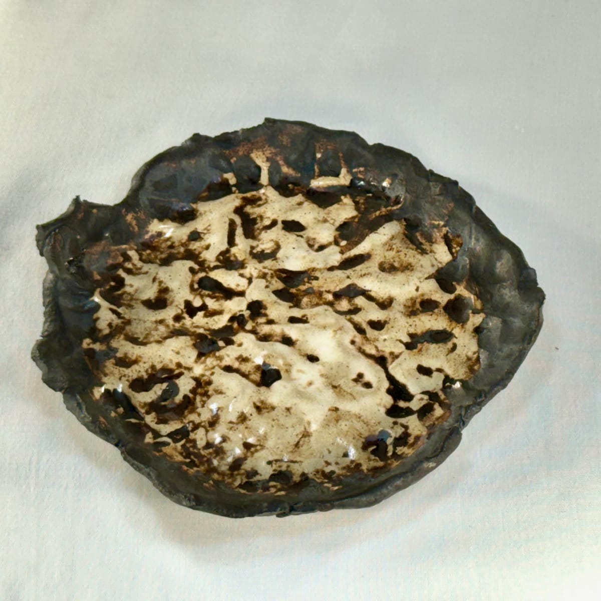 Sea Wrack #3 by Jennifer K Brown  Image: Unique, hand-built platter. 