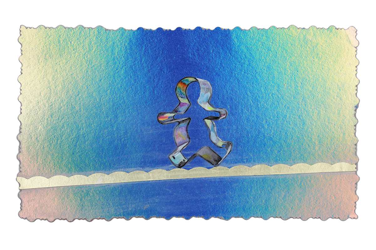 Columbo Cookie Cutter/ 27 of 365 Art Quest on YouTube Series by Melodie Provenzano 