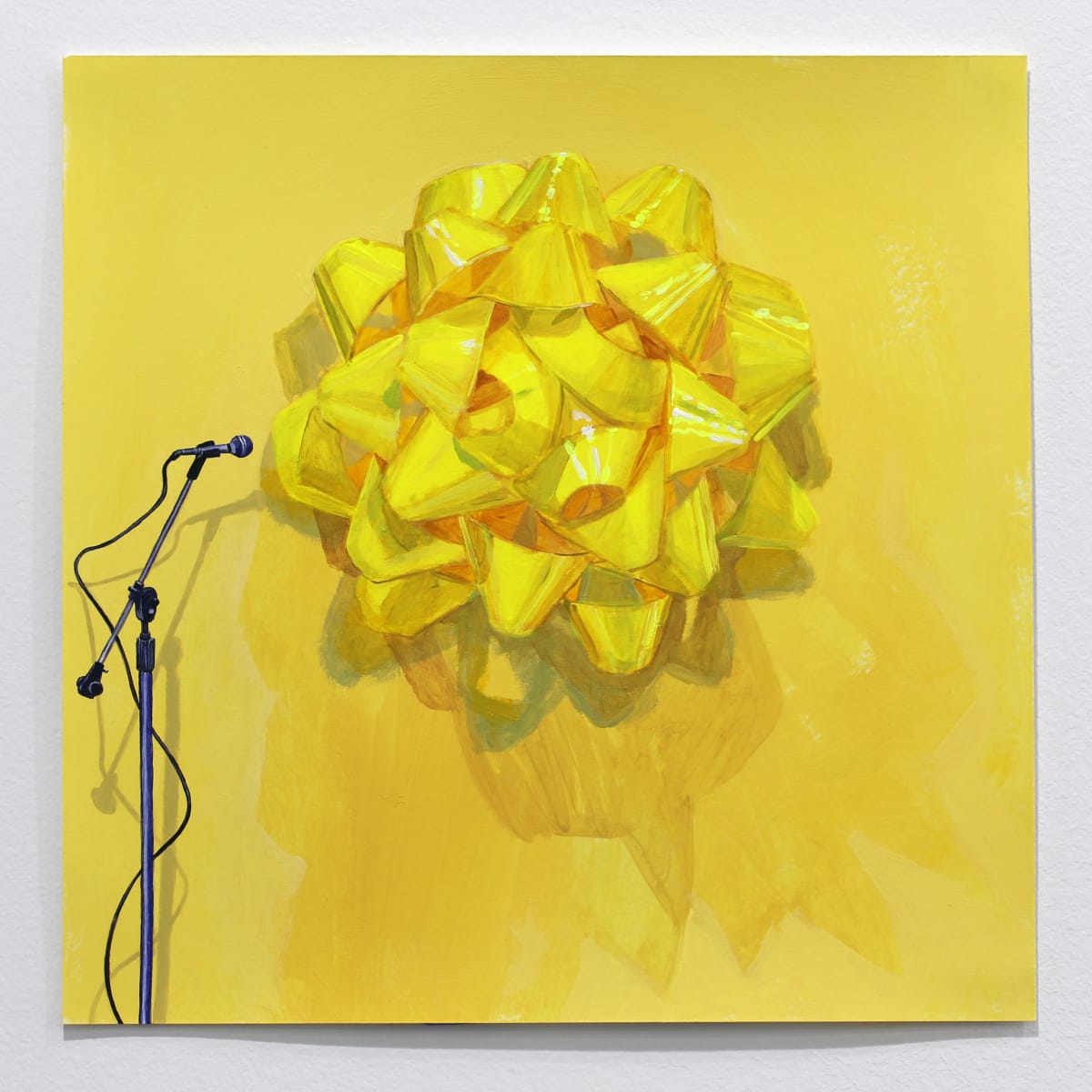 Gold Bow on the Mic by Melodie Provenzano 