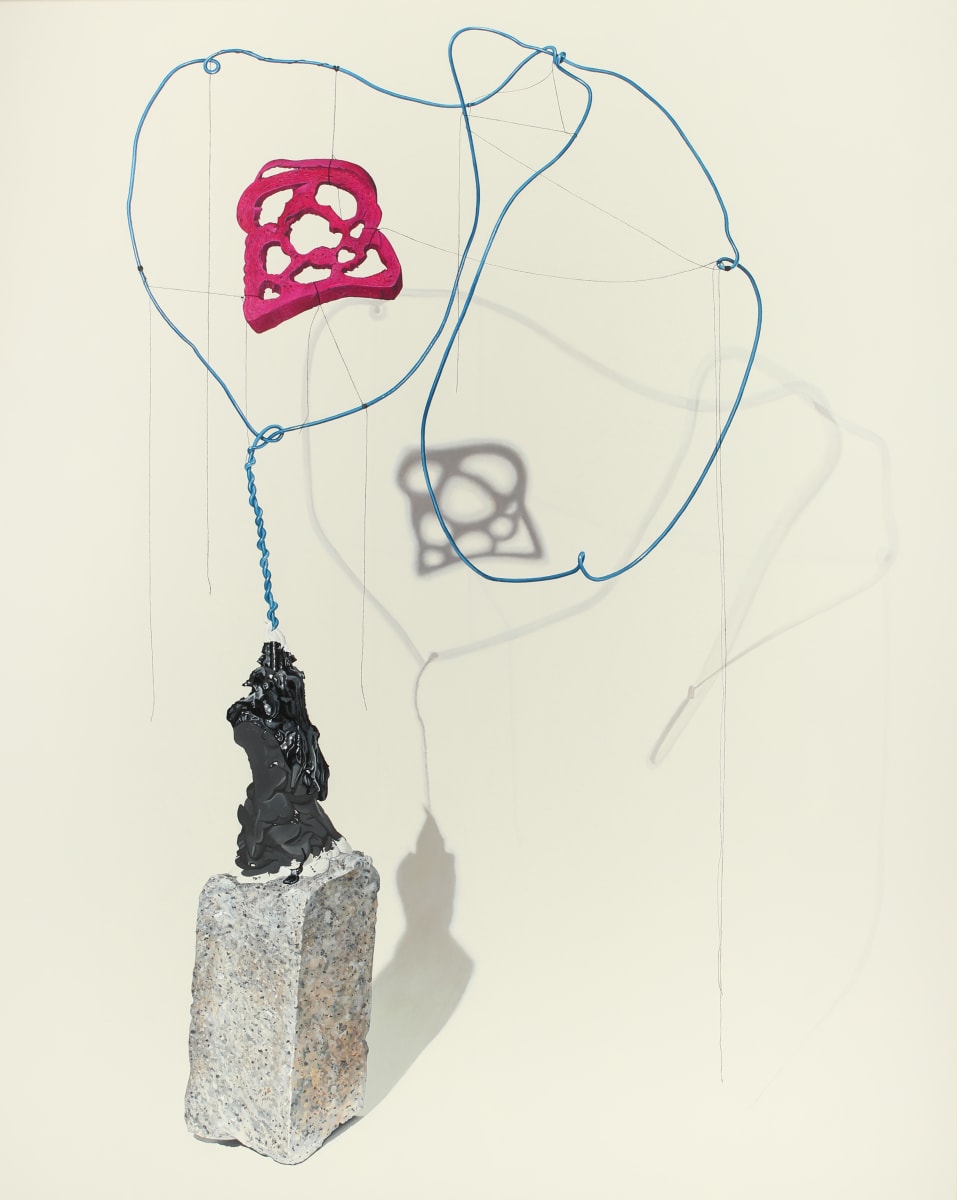 Suspended Belief: A Painting of Michelle Segre's Sculpture "Driftloaf" by Melodie Provenzano 