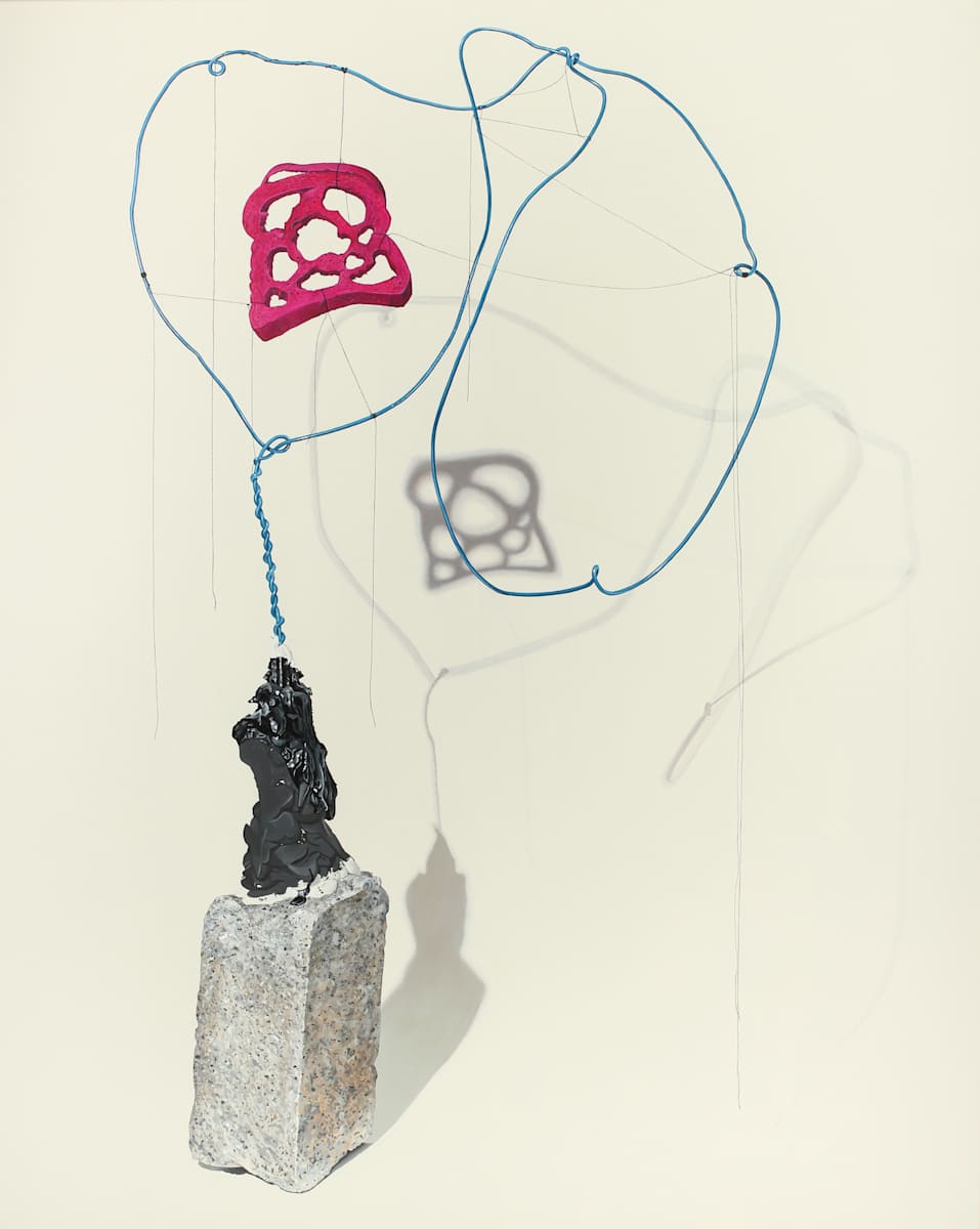 Suspended Belief: A Painting of Michelle Segre's Sculpture "Driftloaf" by Melodie Provenzano, Image 1.