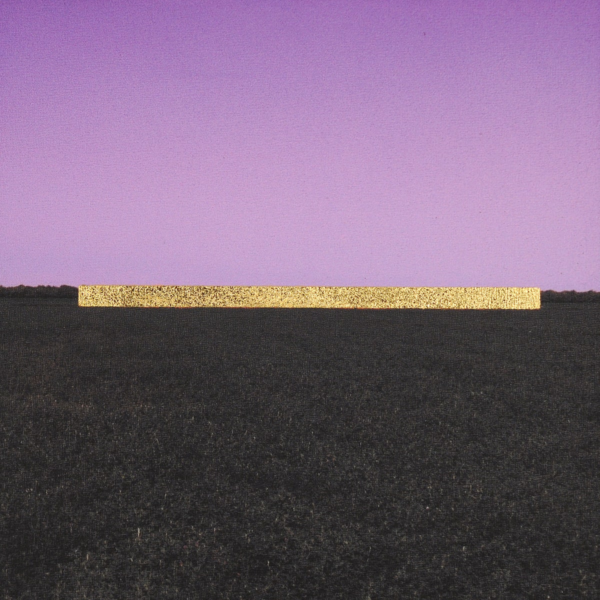 Golden State II by Carlo Marcucci  Image: Golden State II, Carlo Marcucci, 2009, gold leaf, acrylic and ink jet print on wood panel., 8" x 8" x 1.5" 