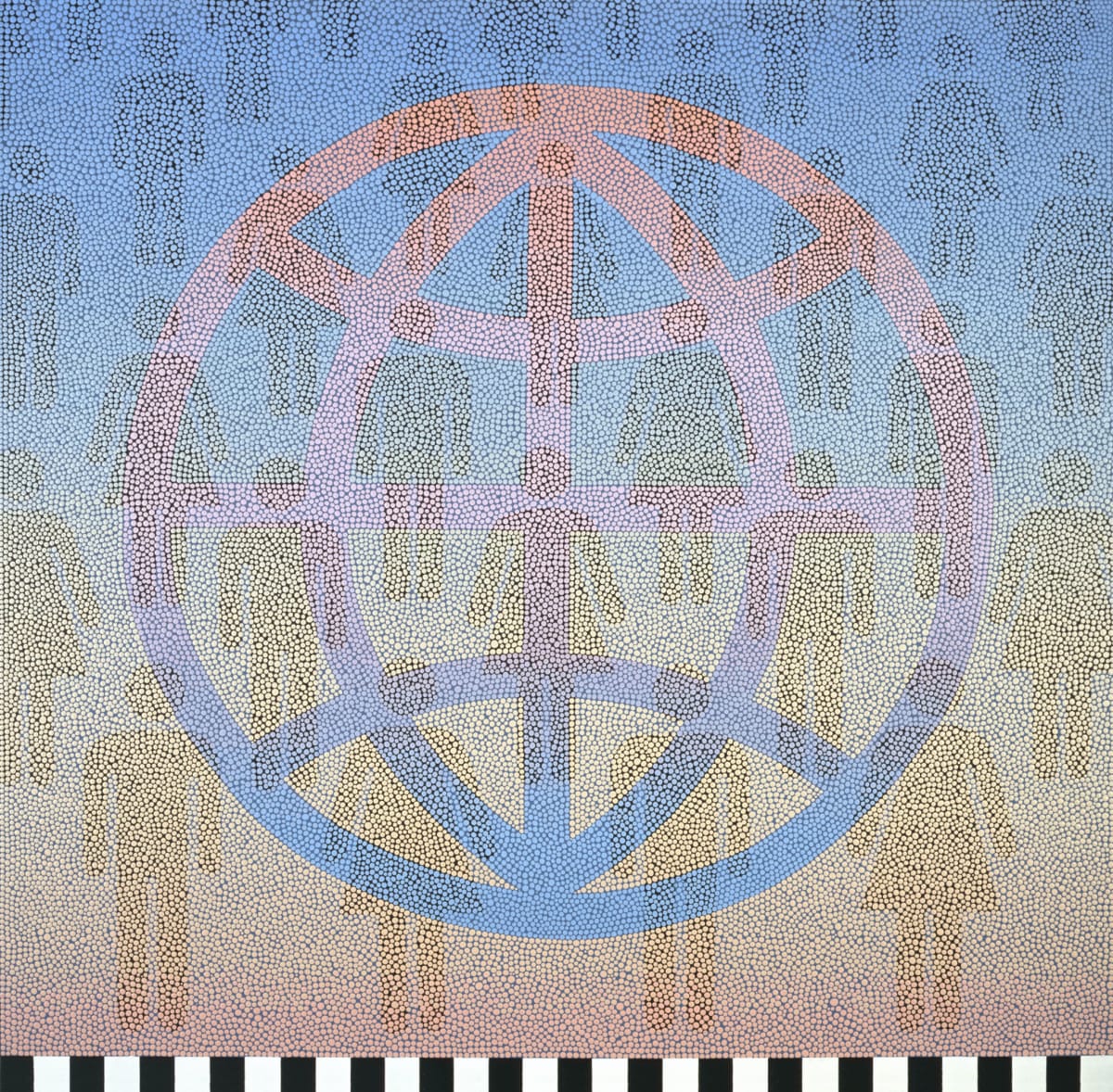 Pressure Rising by Carlo Marcucci  Image: Pressure Rising , Carlo Marcucci, 1990, acrylic on canvas, 48" x 48"