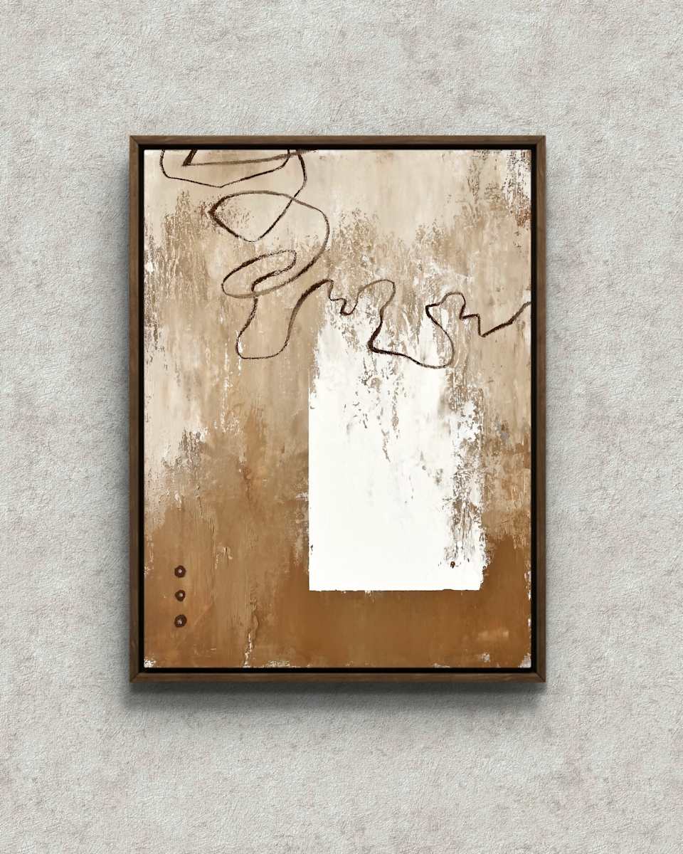 Unraveled I [framed] by Ally Cantrell, Image 2.