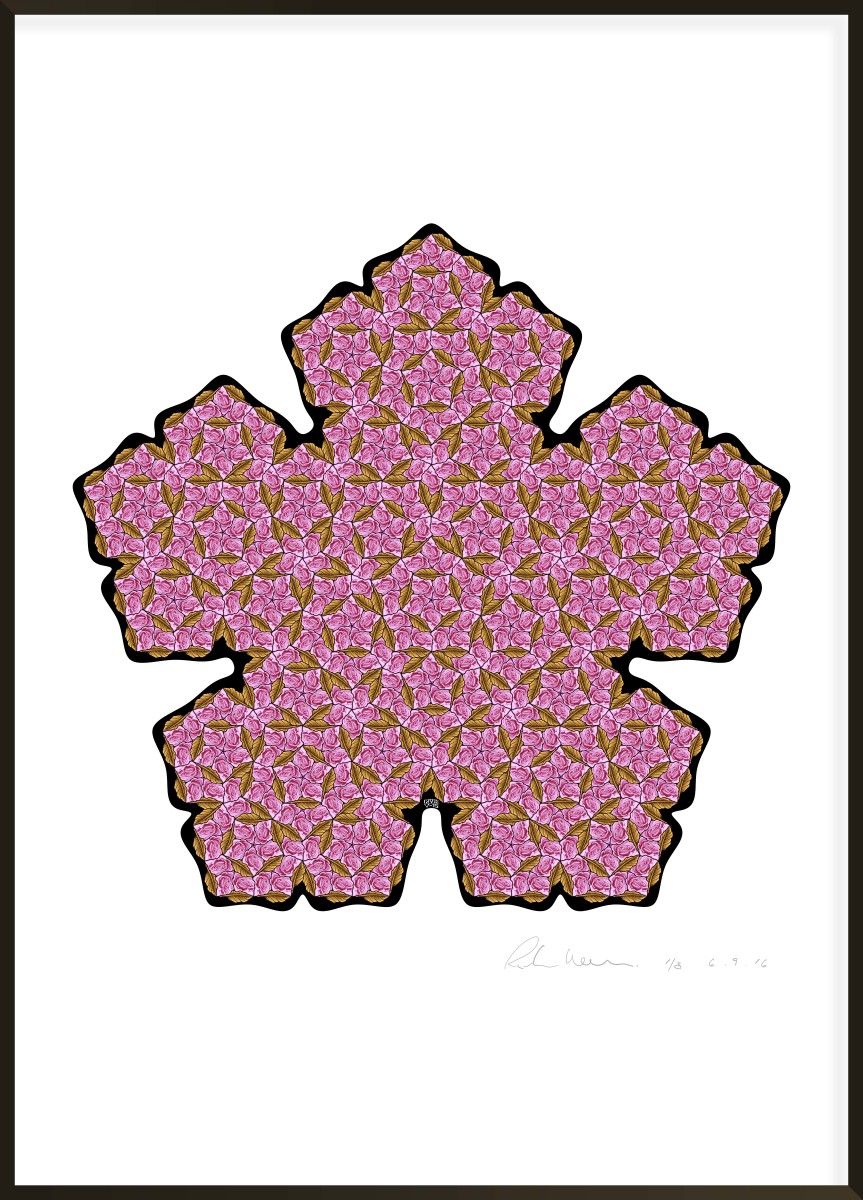 Pen-Rose Tiling I 3/8 by Richard Hassell 