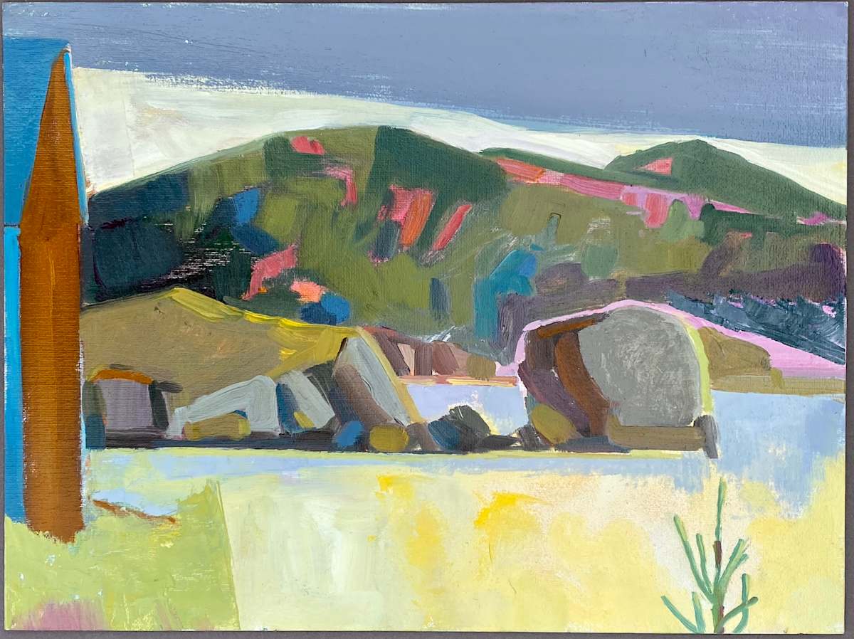 Abstract  Harbour by Lou Schellenberg 