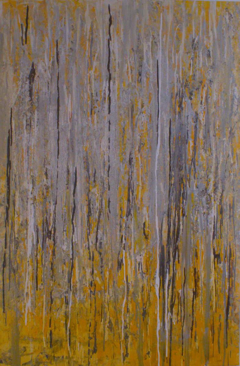 Autumn Birch Trees 2 by Sahba Shere 