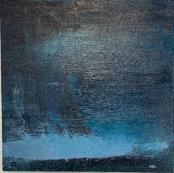 Meditation in Blue by Sahba Shere 