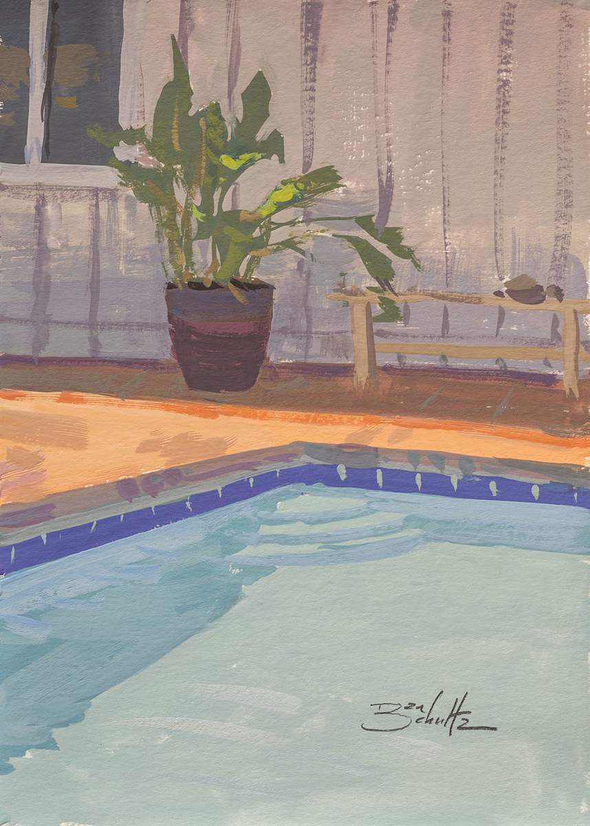 "Poolside" by Dan Schultz, Image 1.