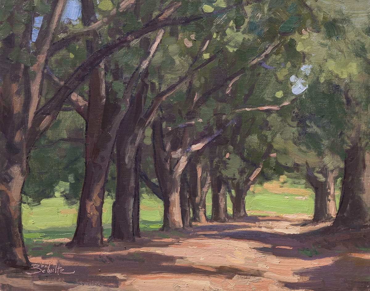 "Under the Oaks" by Dan Schultz, Image 1.