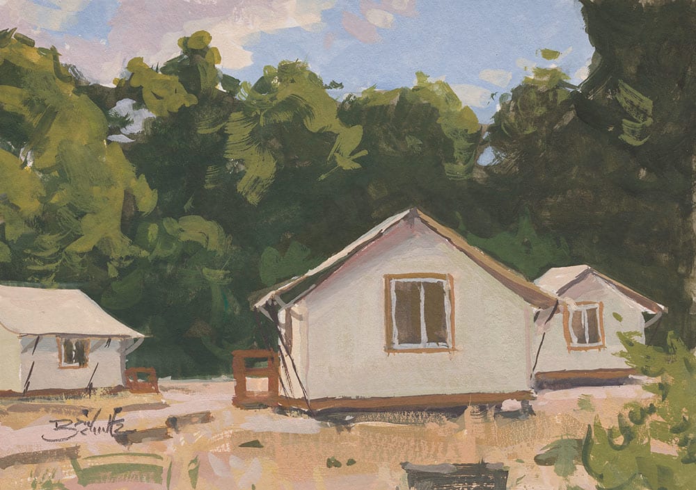 “Pinnacles Tent Cabins” by Dan Schultz 