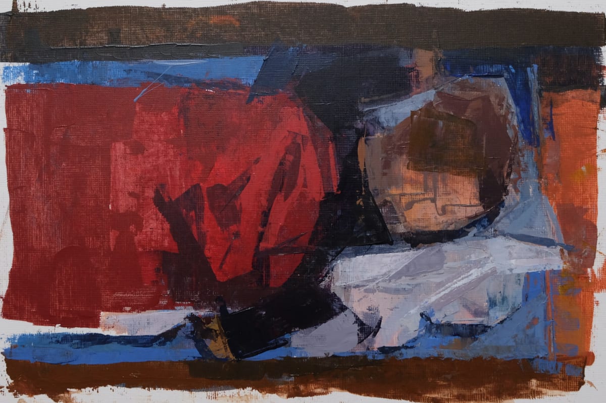 Sleep Boy Red blanket by amy scherer 