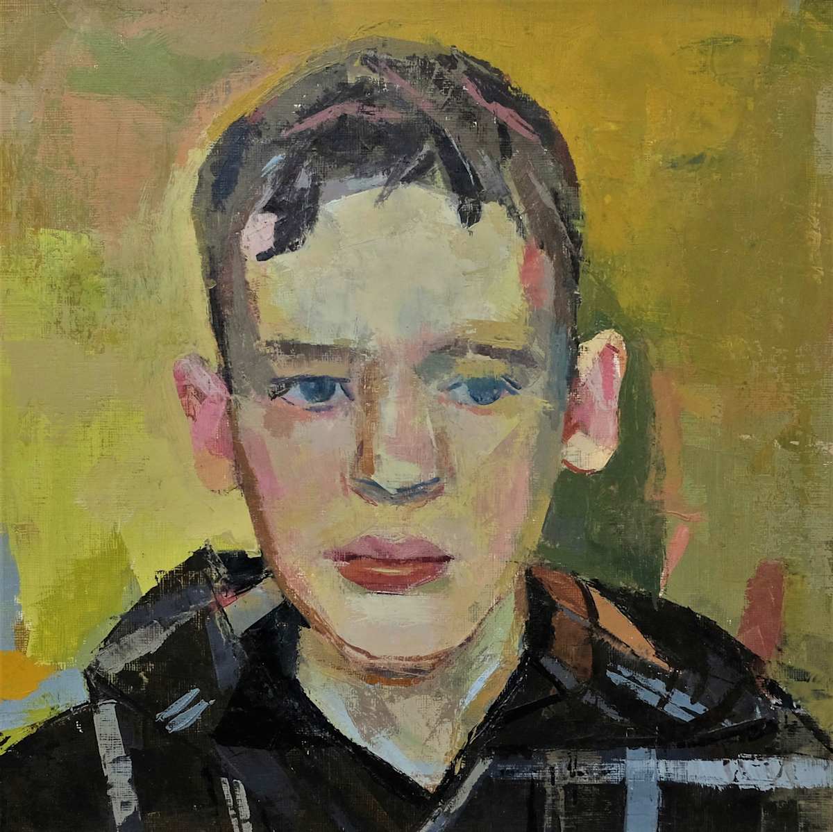 Stephen With Yellow Background by Amy Scherer, Image 1.