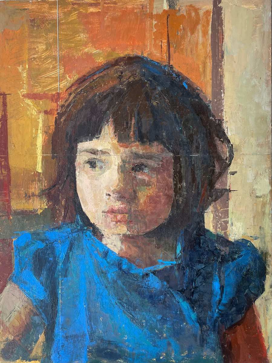 Anabelle/girl with puffy sleeves by Amy Scherer 