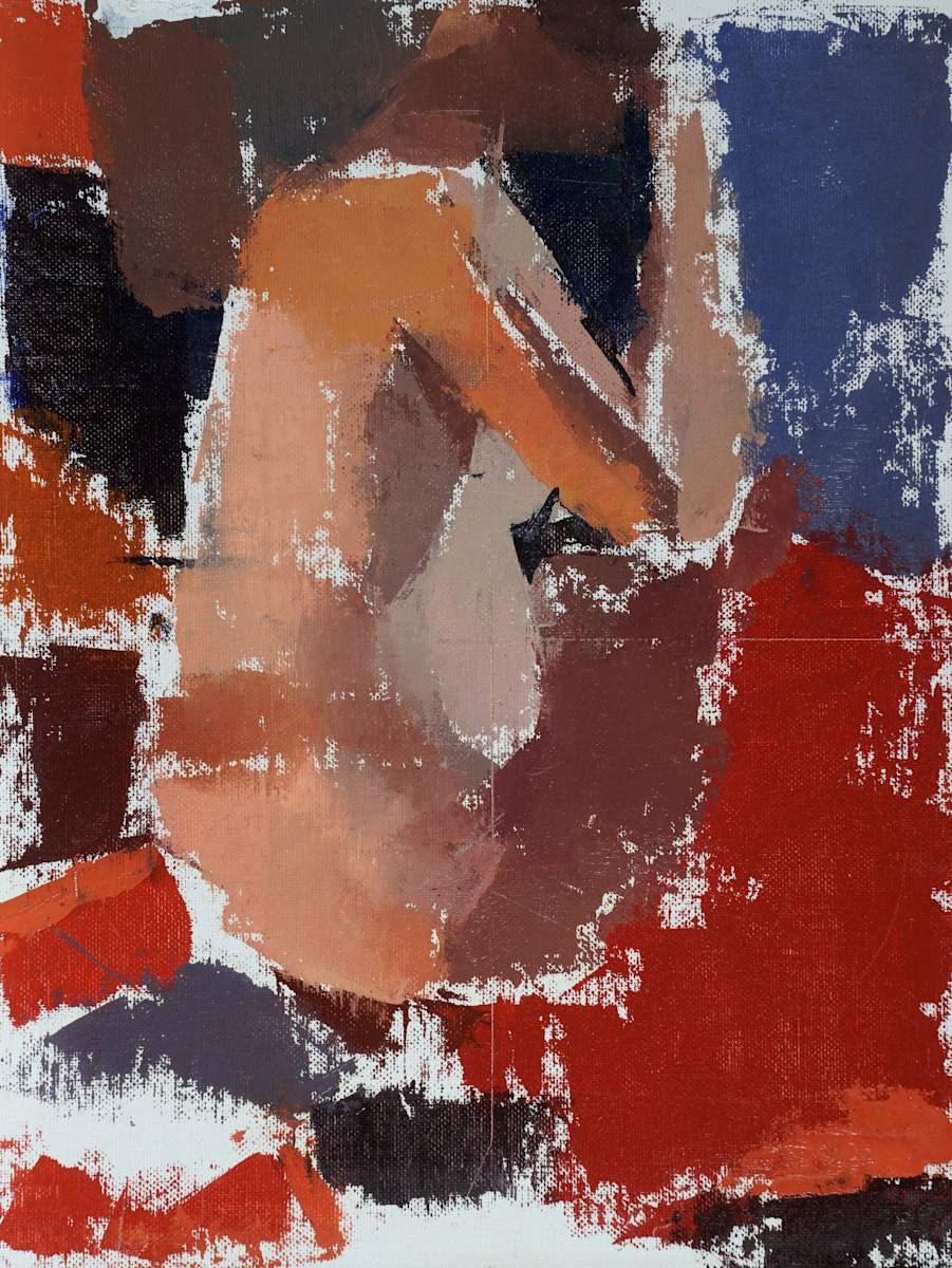 Red Blanket and Figure by Amy Scherer, Image 1.
