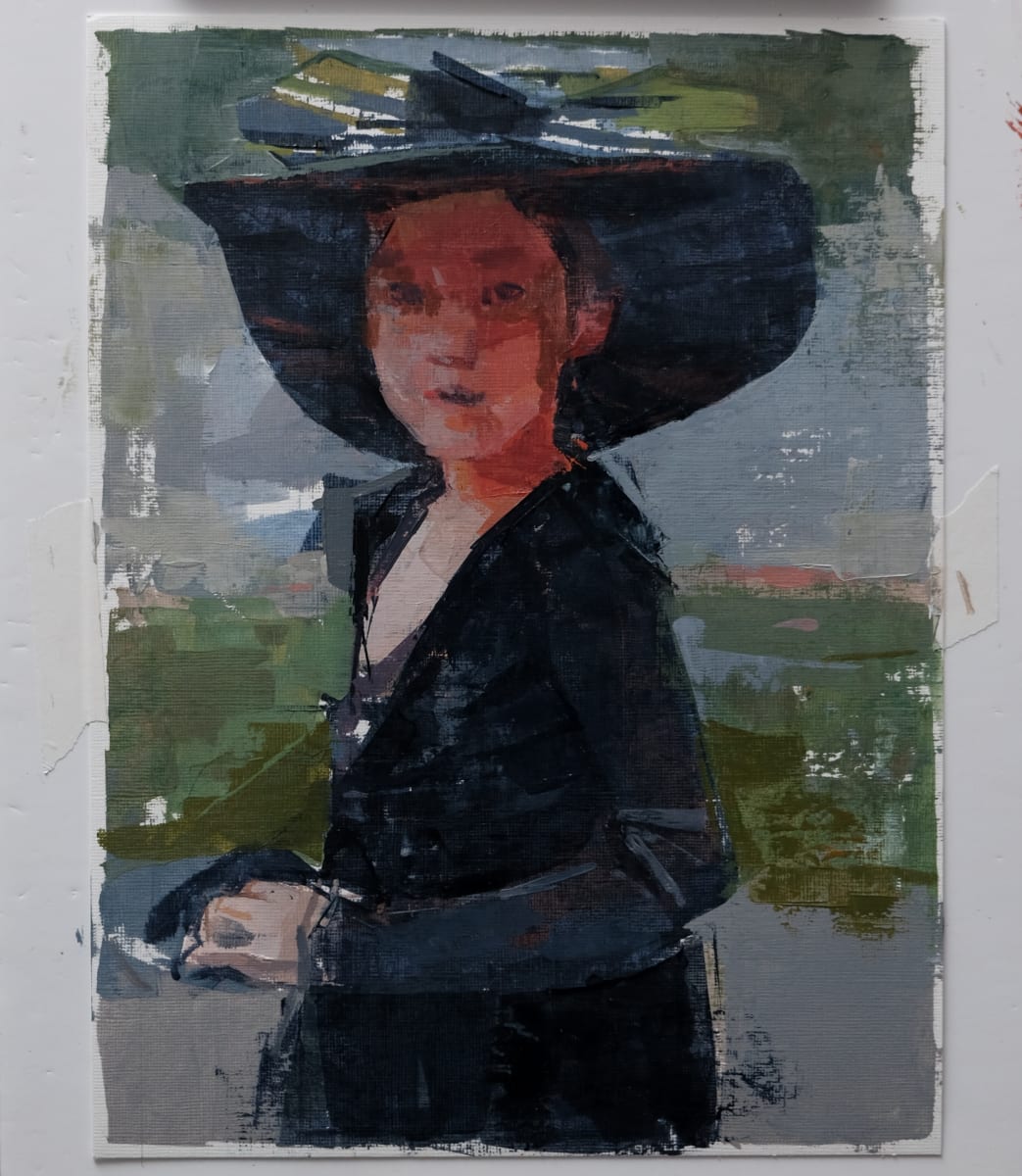 Spring Black Hat by amy scherer 