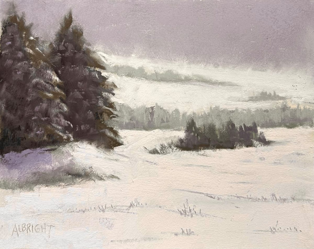 Over the Snow Fields by Judy Albright 
