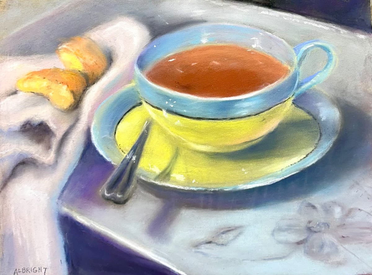 Tea and Biscotti by Judy Albright 