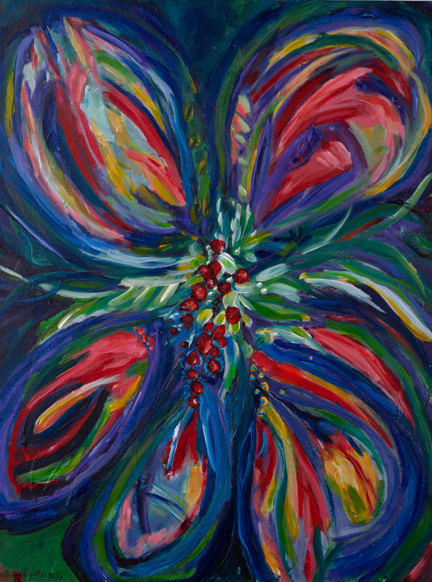 Deep In Summer by Michelle M Marcotte  Image: Michelle M Marcotte

Deep In Summer, 2023
Acrylic on Canvas
24" x 18" x 1.5"
