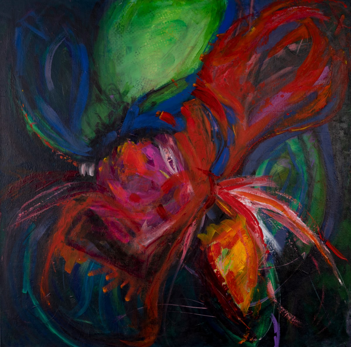 Nocturnal Floridity by Michelle M Marcotte  Image: Michelle M Marcotte

Nocturnal Floridity, 2023
Acrylic on Canvas
36" x 36" x 2"
$700.00
