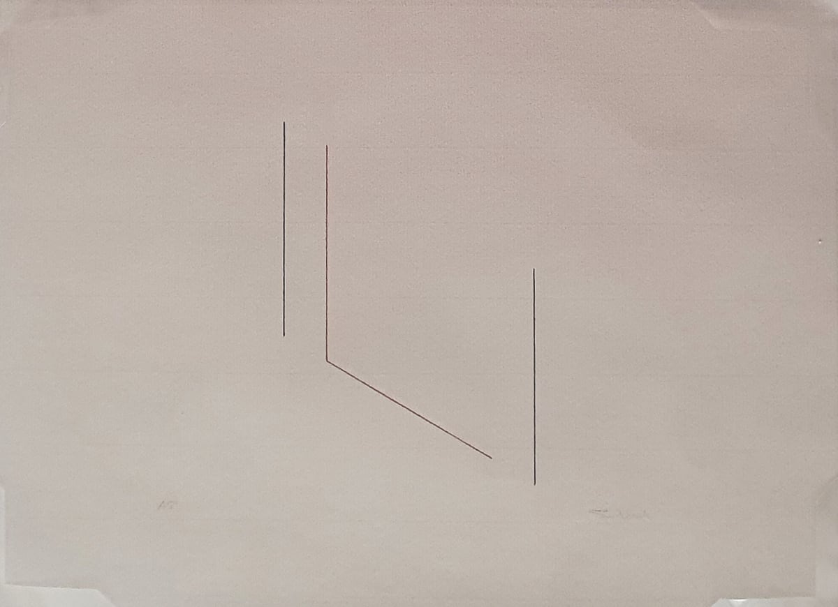 No Title by Fred Sandback 