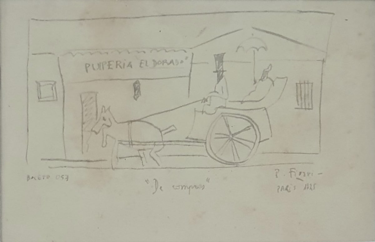 De compras by Pedro Figari 