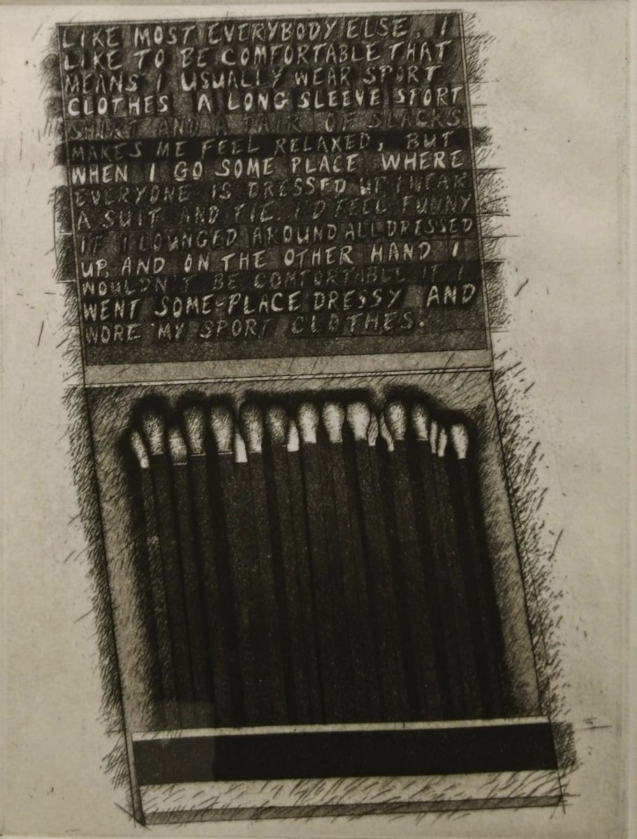 Like Most Everybody Else ("Matchbook" series) by Richard Prince 