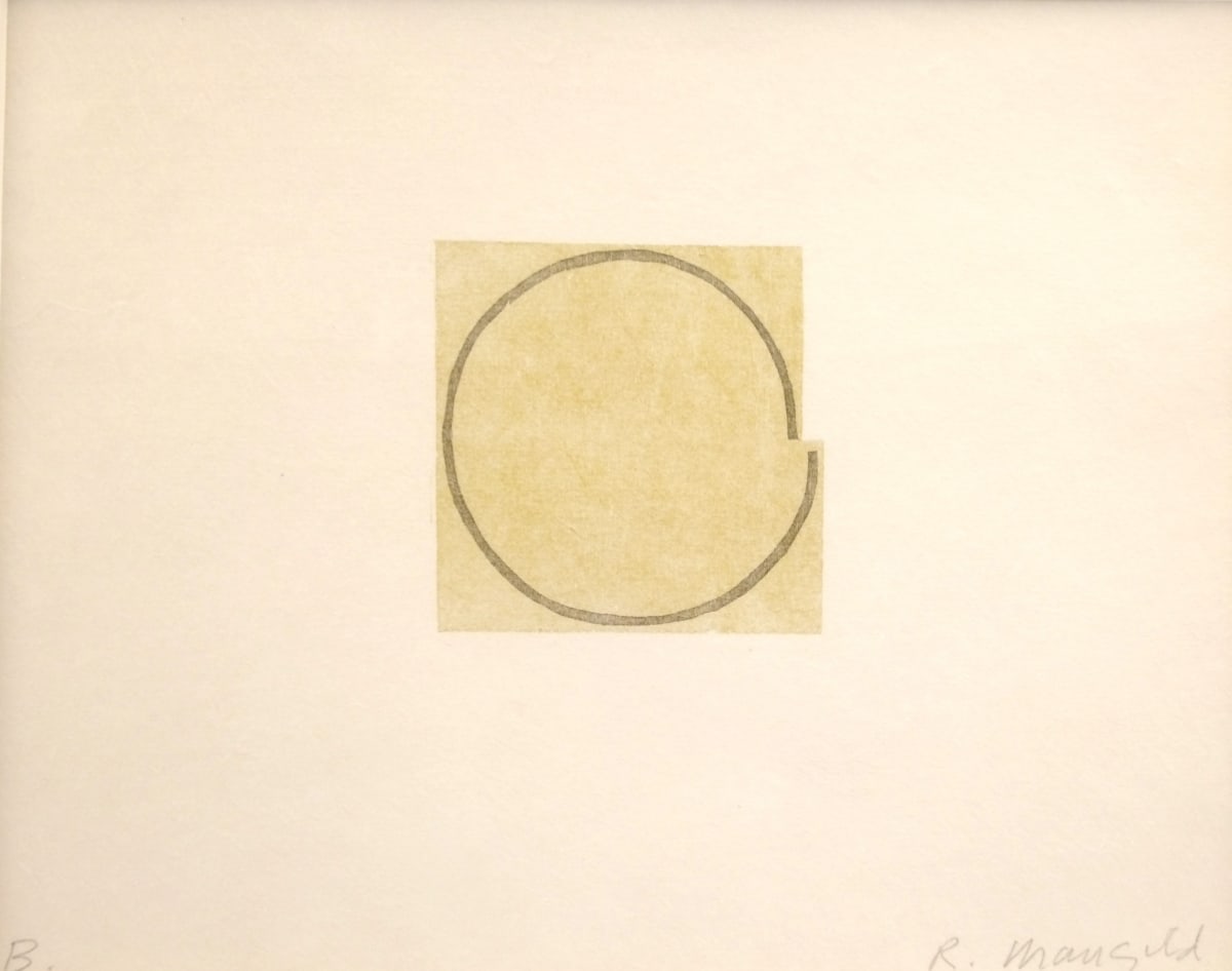 No Title by Robert Mangold 