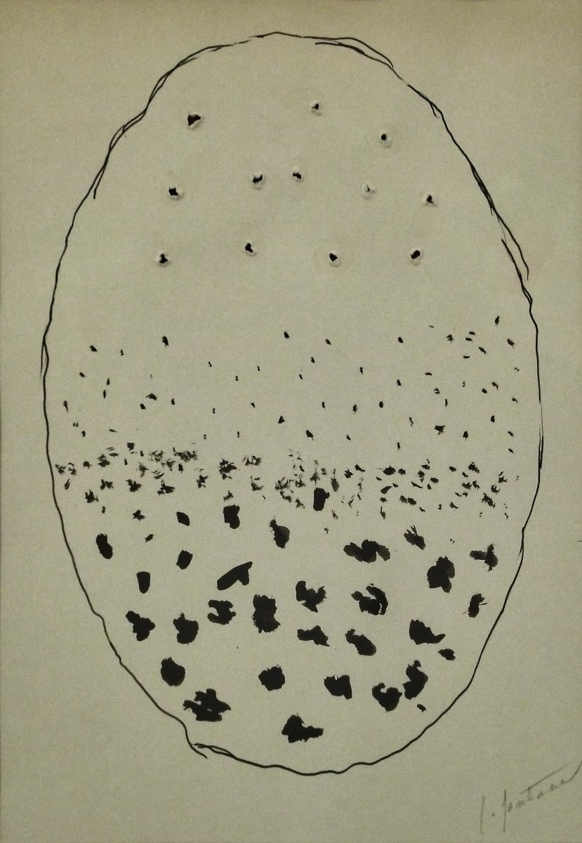 Concepto Espacial by Lucio Fontana 