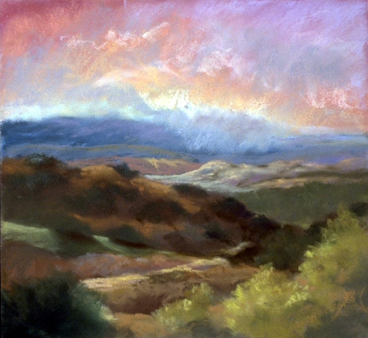 "Tesuque Sunset" by Diane Arenberg 