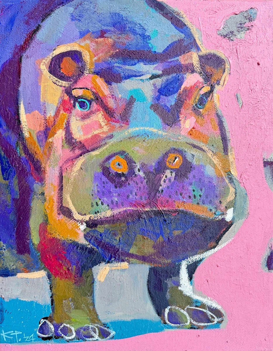 A hippo named Ah-He by Kimmy Tsai 