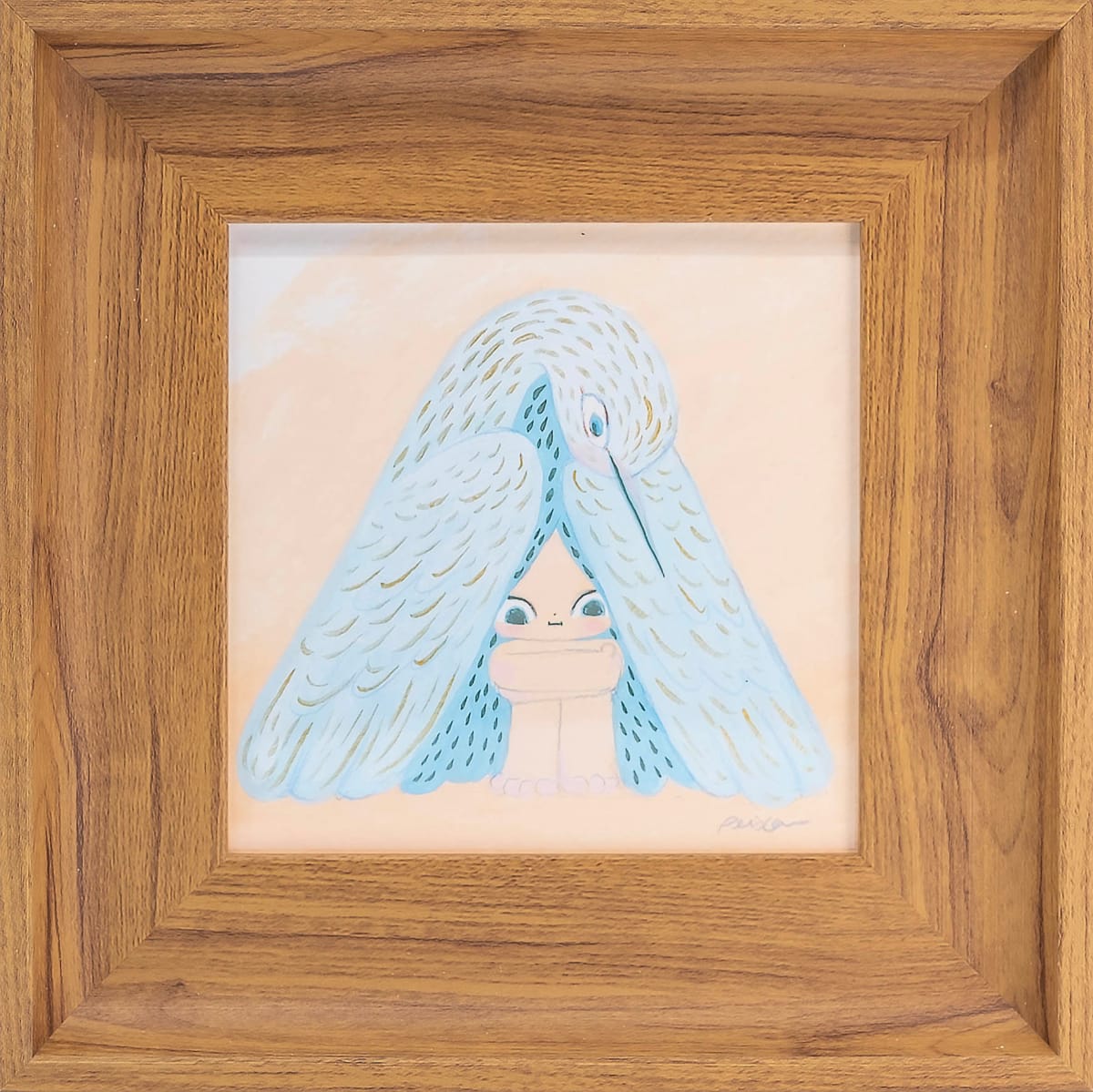 Sitting Bird by Pei Lam 