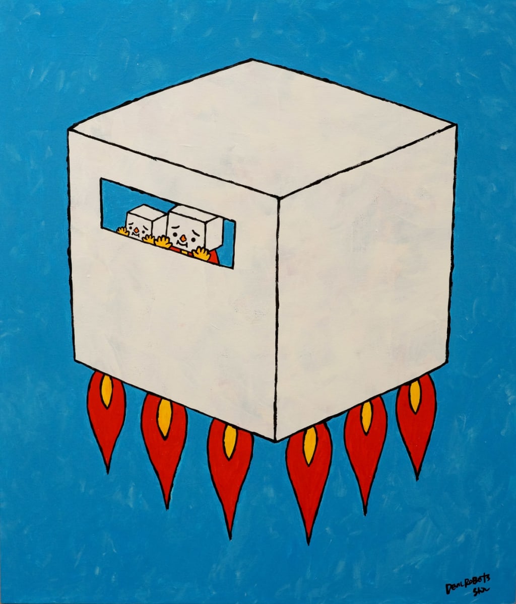 To-Fu spaceship - Blue by DEVILROBOTS, Image 2.
