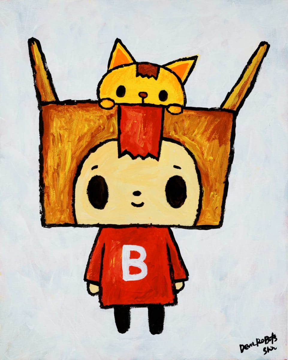 BOXY with cat by DEVILROBOTS 