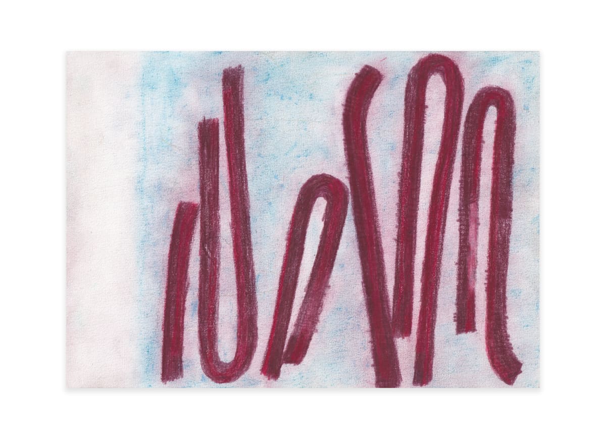 Cusa Drawing - Disposition by Patrick Michael Fitzgerald  Image: Cusa Drawing - Disposition, 2024, colour pencil and soft pastel on paper, 21 x 29.5 cm.