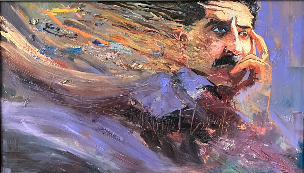 Self-Portrait by Robert J Wilkens  Image: I was attracted to a woman who drank heavily and I realized I could not achieve the level of success I hoped for if we stayed together. 