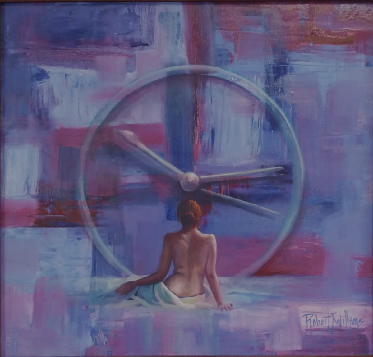 Time To Create by Robert J Wilkens  Image: Friendly competition to make 25 paintings in 30 days. During  March 2021 it was always time to create.